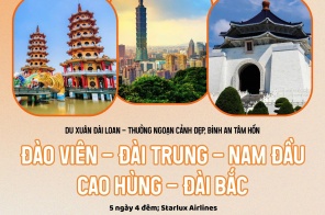 Du Xuân Đài Loan 2026 | Thưởng Ngoạn Cảnh Đẹp, Bình An Tâm Hồn