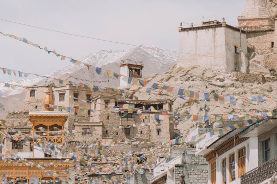 Lạc ở Ấn Độ | Thị trấn Leh bên sườn Hy Mã