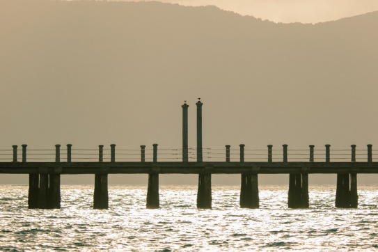 Côn Đảo một buổi sáng nhiều mây trời