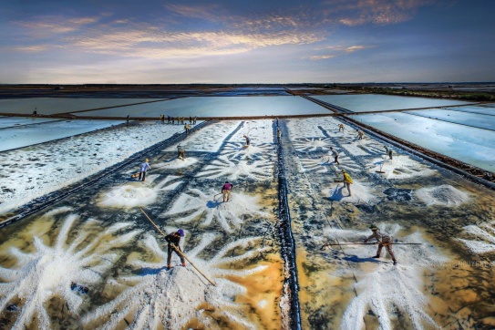 Cánh đồng muối Bạc Liêu đẹp nhất từ những điều thường nhật