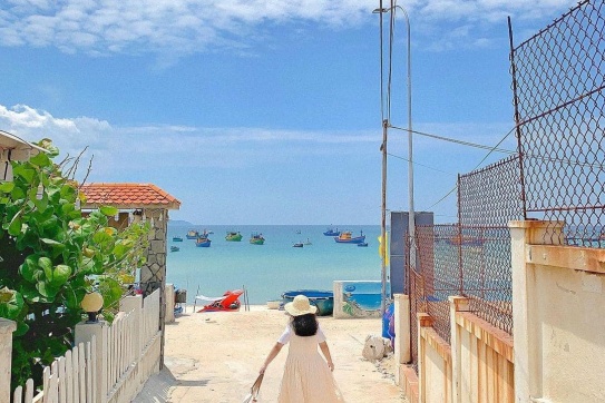 Làng chài Nhơn Lý đẹp như một giấc mơ