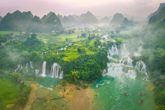 Sông Quây Sơn (Cao Bằng) | Dòng nước xanh biếc hiền hòa