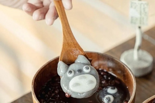 Bánh trôi tàu hình Totoro cực dễ thương tại Đài Loan