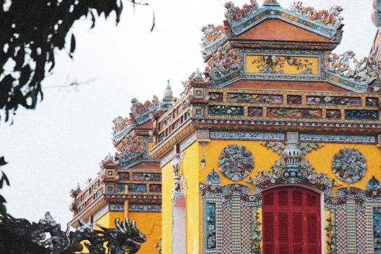 Điện Kiến Trung (Huế) - nơi vua Khải Định băng hà.