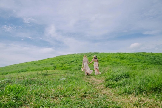 Check-in Đồng cỏ “Windows” gây sốt ở Mộc Châu