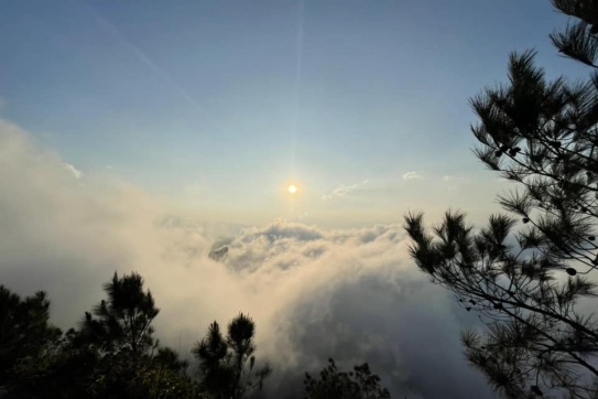 1 chiếc hoàng hôn siêu đỉnh tại Yên Bái