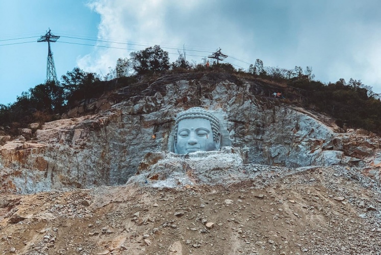 An Giang | Tượng Phật Thích Ca điêu khắc đá cao nhất thế giới 