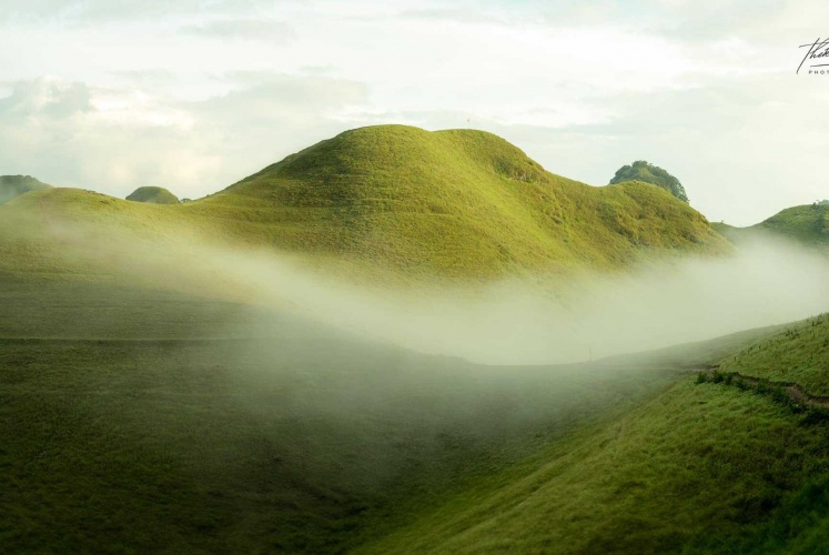 Check-in săn mây Đồi cỏ Ba Quáng, Hạ Lang, Cao Bằng