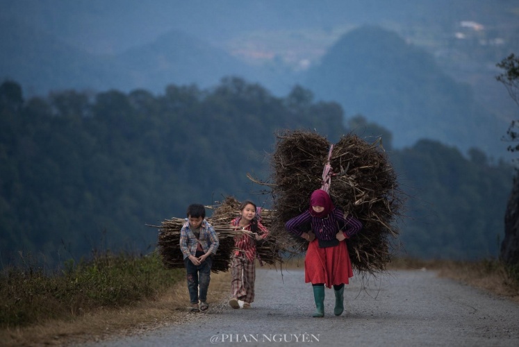Tụi nhỏ ở Hà Giang 