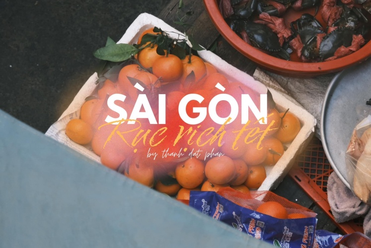 Không khí Tết đang tràn ngập khắp đường phố Sài Gòn